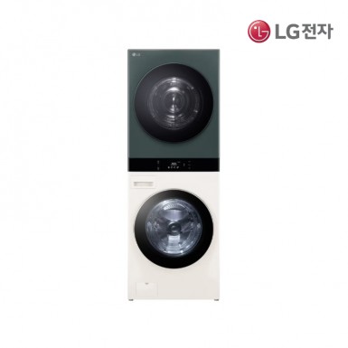 [LG][전국무료배송설치][24년] LG 트롬 오브제컬렉션 워시타워 세탁 25kg / 건조 22kg (세탁기+건조기) [WL22EGZU]