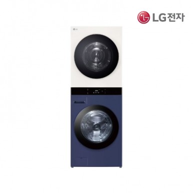 [LG][전국무료배송설치][24년] LG 트롬 오브제컬렉션 워시타워 세탁 25kg / 건조 22kg (세탁기+건조기) [WL22YEZU]